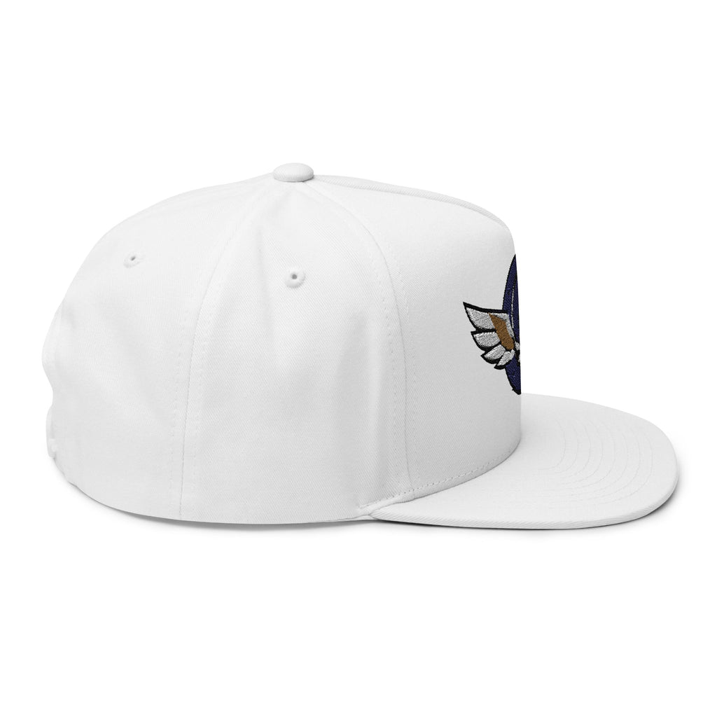 Grateful Dead Inspire Winged Steal Your Face Lightning Emblem Flat Bill Cap | Embroidered Snapback