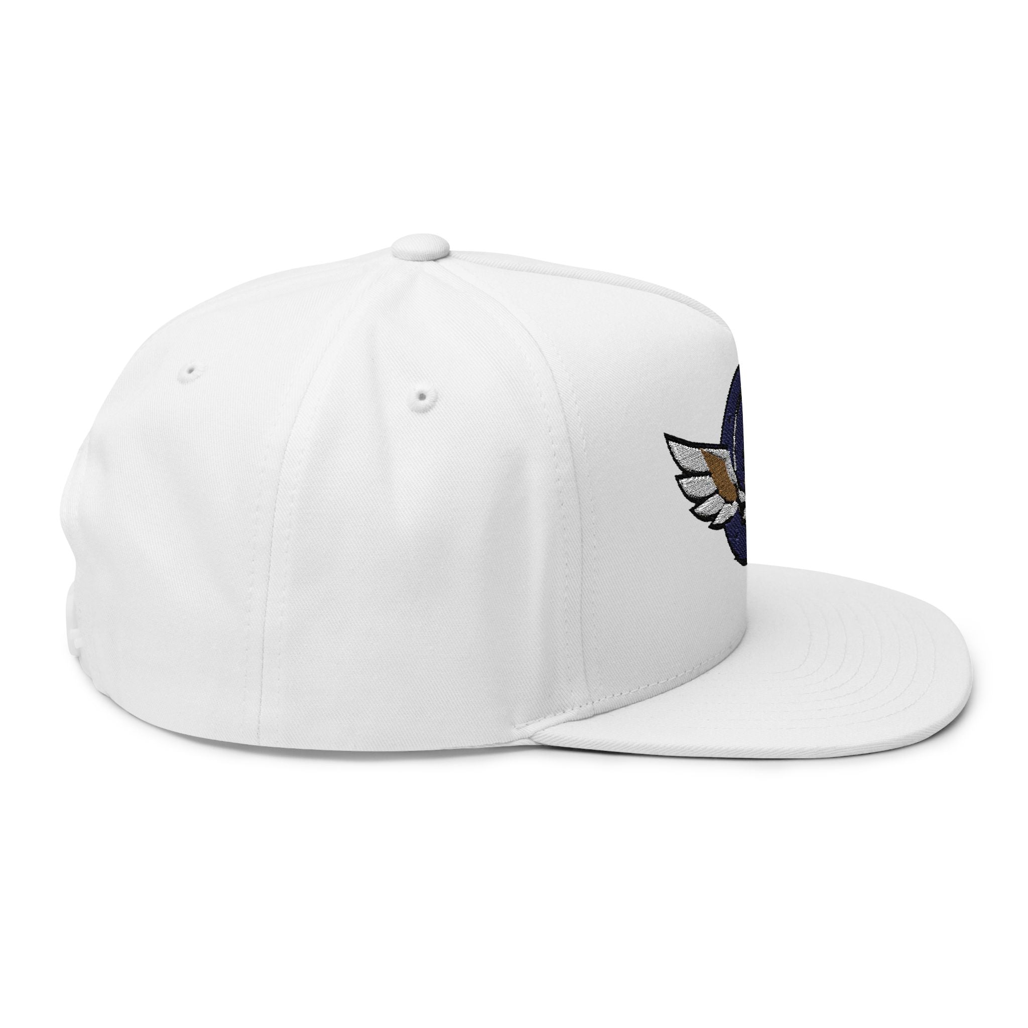 Grateful Dead Inspire Winged Steal Your Face Lightning Emblem Flat Bill Cap | Embroidered Snapback
