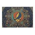 Steal Your Face Mandala Area Rug | Grateful Dead Skull Lightning Symbol
