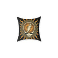 Steal Your Face Mandala Skull Pillow | Square Poly Canvas Pillow