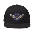 Grateful Dead Inspire Winged Steal Your Face Lightning Emblem Flat Bill Cap | Embroidered Snapback