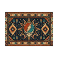 Steal Your Face Skull Rug | Boho Southwestern Aztec Grateful Dead Decor
