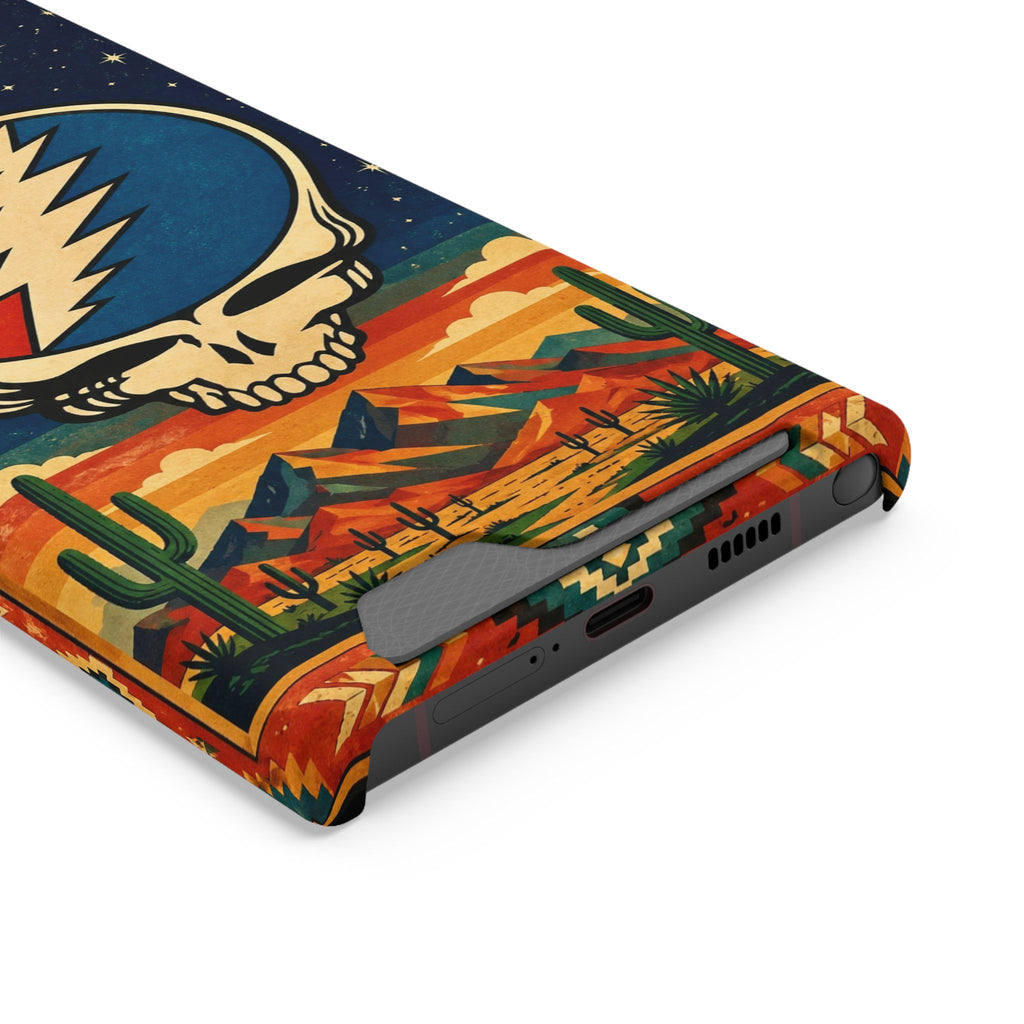 Grateful Dead Steal Your Face Skull with Lightning Bolt Phone Case | Card Holder