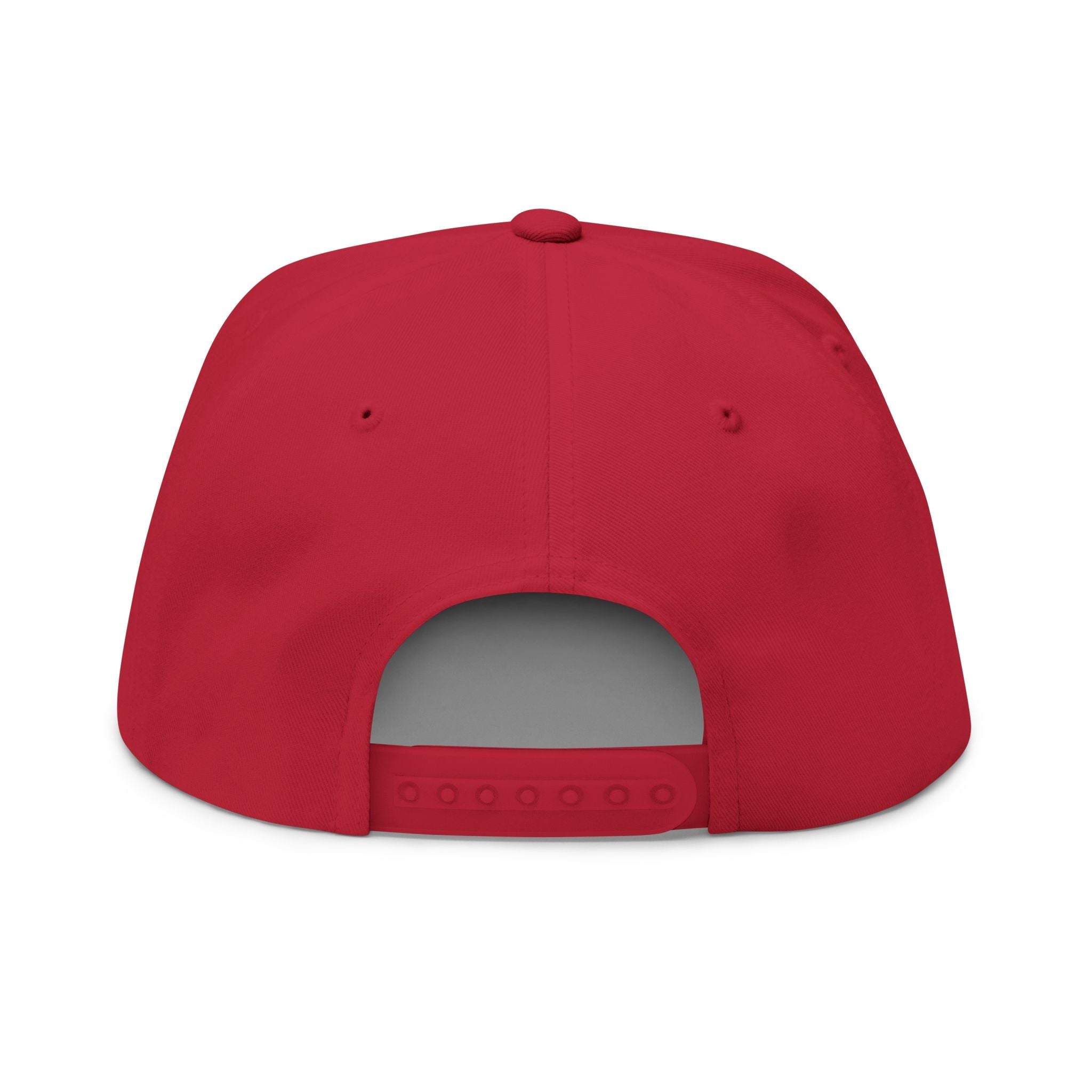 Flat Bill Cap — Embroidered 'Dancing In The Streets' Lightning Logo